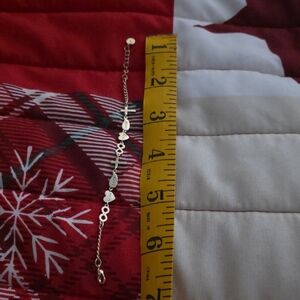 Chic Gold Bracelet with Heart And Cross Charms